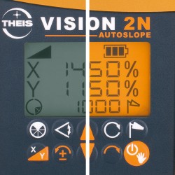 VISION 2N AUTOSLOPE + přijímač FR77-MM + dálkové ovládání FB-V pro vodorovnou rovinu s automatickým dorovnáváním nastaveného sklonu osy X a Y, fotografie 5/5