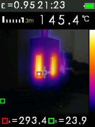 Termokamera FTI 300 s automatickým vyhledáváním horkých a studených bodů, fotografie 9/11