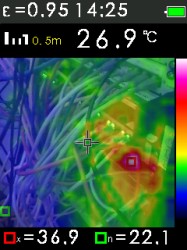 Termokamera FTI 300 s automatickým vyhledáváním horkých a studených bodů, fotografie 19/11