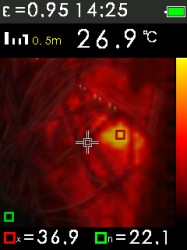 Termokamera FTI 300 s automatickým vyhledáváním horkých a studených bodů, fotografie 17/11