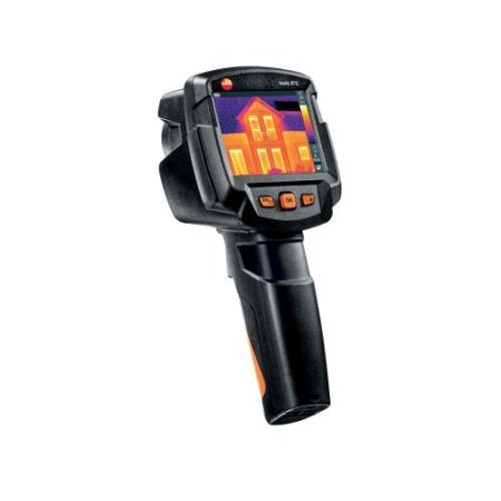 Termokamera Testo 872 je vhodná pro profesionální průmyslovou termografii a termografii budov