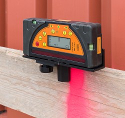 Kombi přijímač FR 77-MM pro rotační lasery s červeným i zeleným paprskem a zobrazením výšky v mm, fotografie 7/5