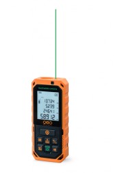 GeoDist60 GREEN s dosahem 60 m s přesností +/- 2 mm se zeleným paprskem a USB nabíjením, fotografie 1/2